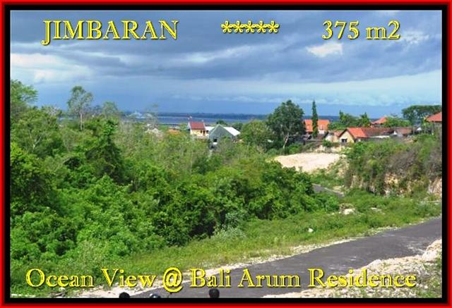 TANAH MURAH JUAL di JIMBARAN BALI 375 m2  View laut Lingkungan villa