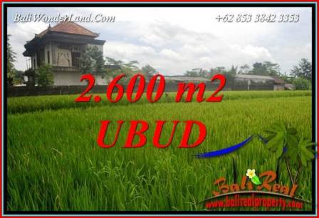 Tanah di Ubud Bali Dijual Murah Untuk Investasi TJUB701