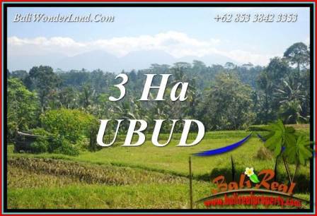 JUAL Tanah Murah di Ubud Bali 300 Are View Sawah, Gunung dan Sungai